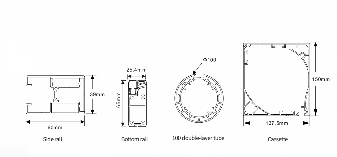 WR135-150 profile size